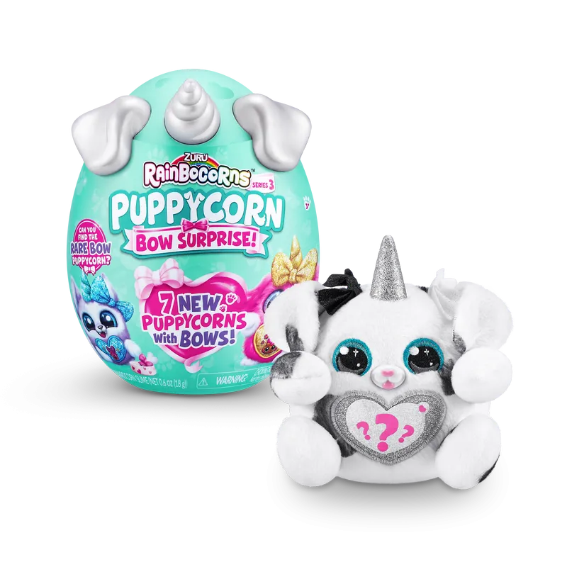 ZURU Rainbocorns Puppycorns Series 3 Bow Surprise Assorted Styles