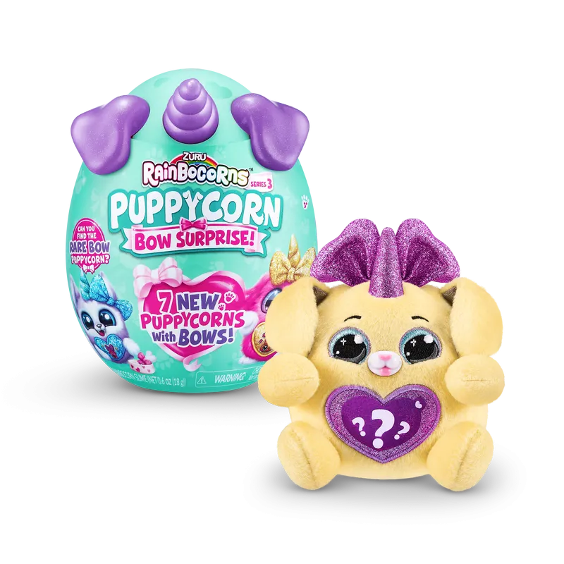 ZURU Rainbocorns Puppycorns Series 3 Bow Surprise Assorted Styles